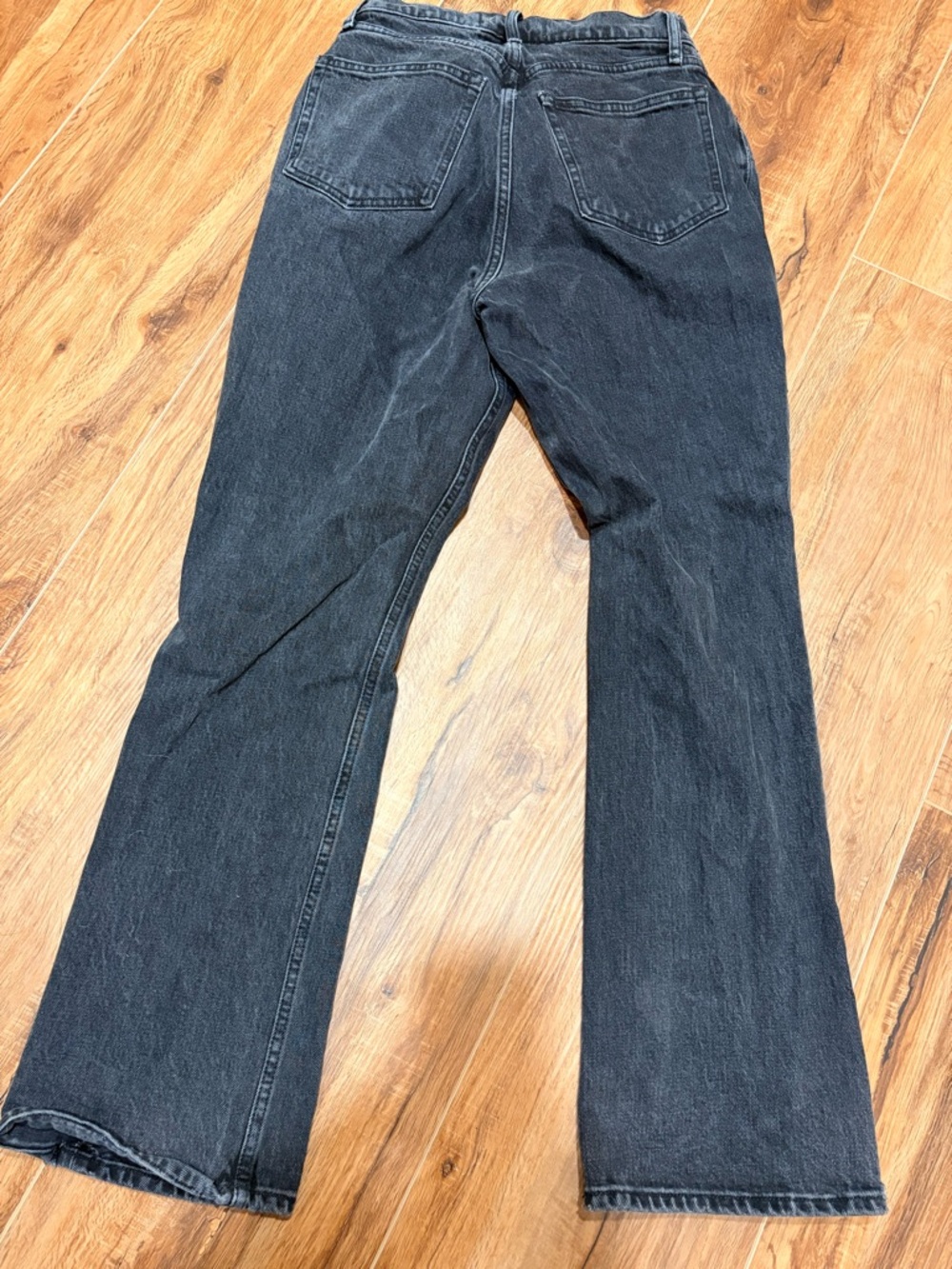 Abercrombie & Fitch Black Ultra High Rise '70s Vintage Flare Jeans